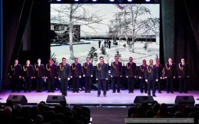 В ГОМЕЛЕ С АНШЛАГОМ ВЫСТУПИЛ ЦЕНТРАЛЬНЫЙ ПОГРАНИЧНЫЙ АНСАМБЛЬ ФСБ РОССИИ